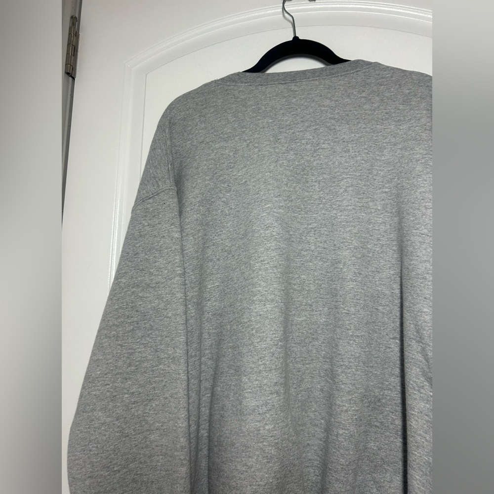 Taylor’s Version NFL football Grey Crewneck Sweater size XL cozy lounge swiftie - Picture 7 of 10